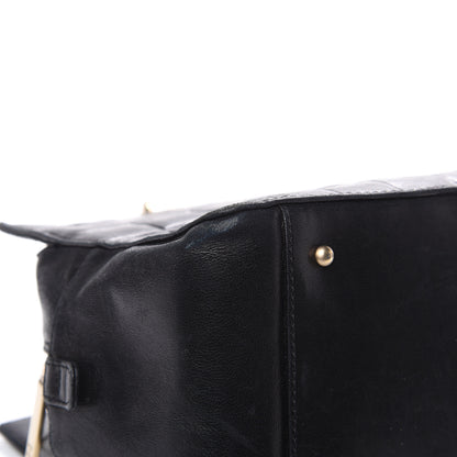 Chanel Calfskin Quilted CC Chocolate Bar Shoulder Bag Black 9 of 16