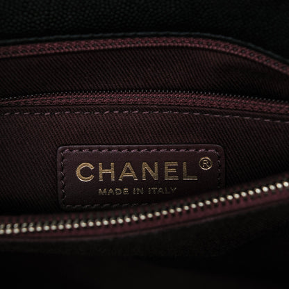 Chanel Caviar Quilted Medium Coco Handle Flap Black 6 of 7