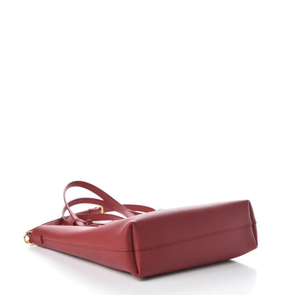 Saint Laurent Calfskin Toy Shopping Tote Rouge Opyum 5 of 10