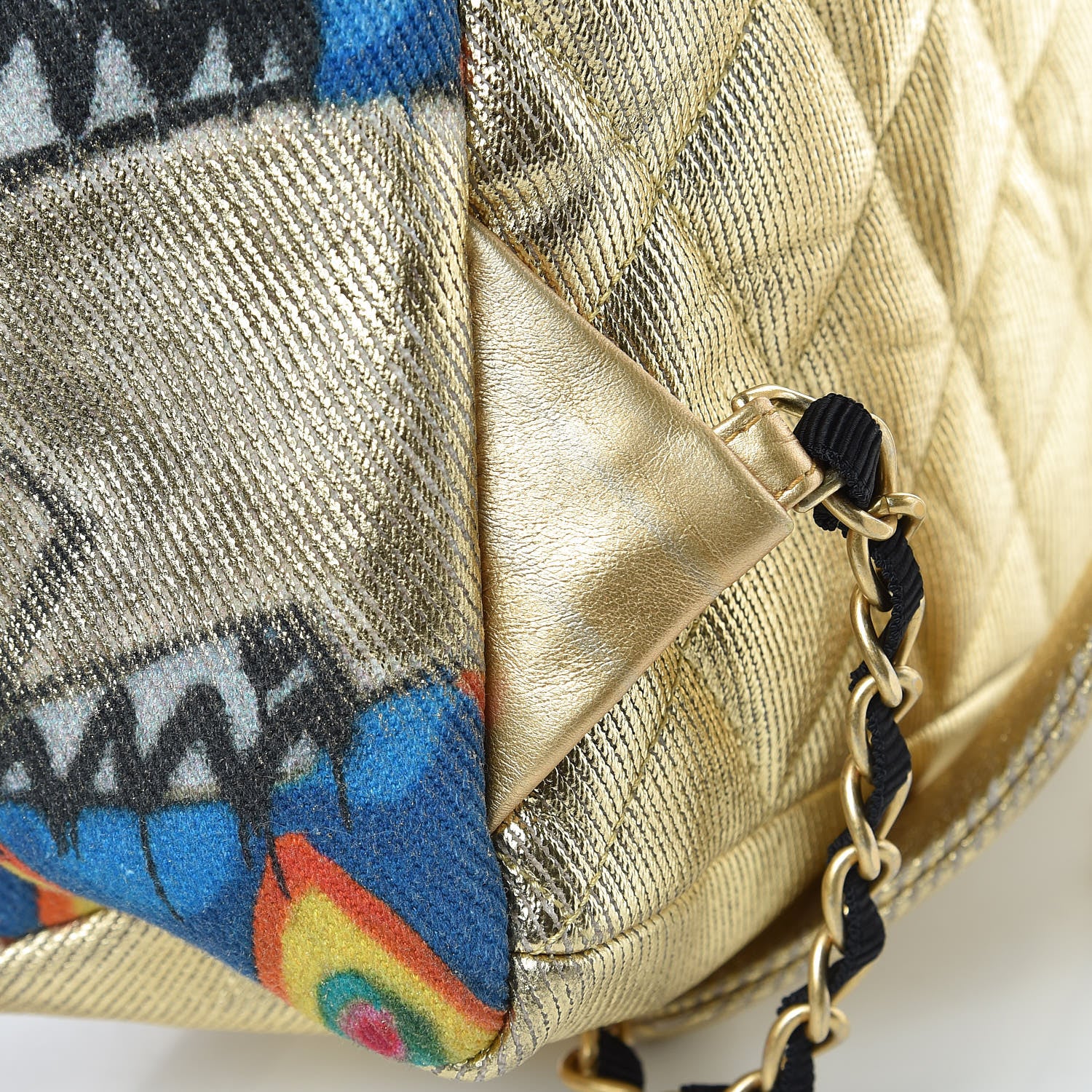 Chanel Graffiti Printed Canvas Street Spirit Backpack Multicolor 8 of 8