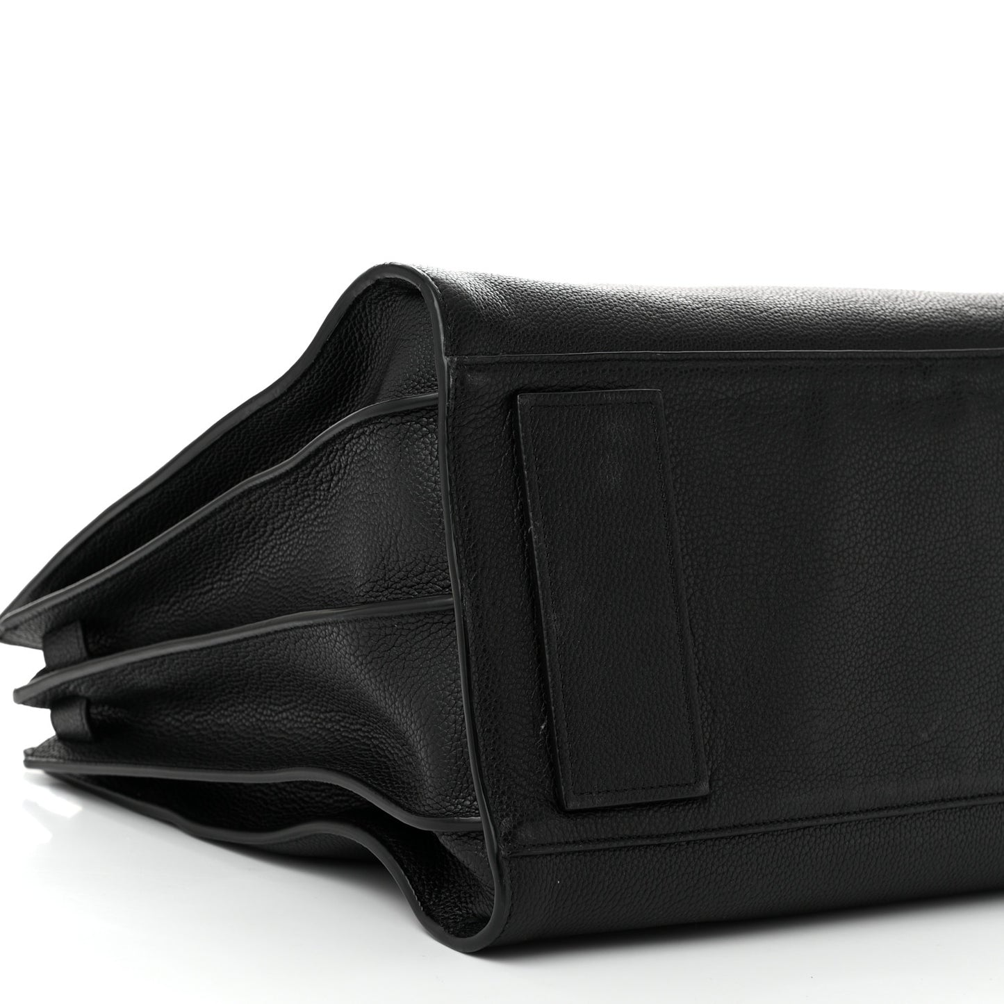 Grained Calfskin Large Souple Sac De Jour Black