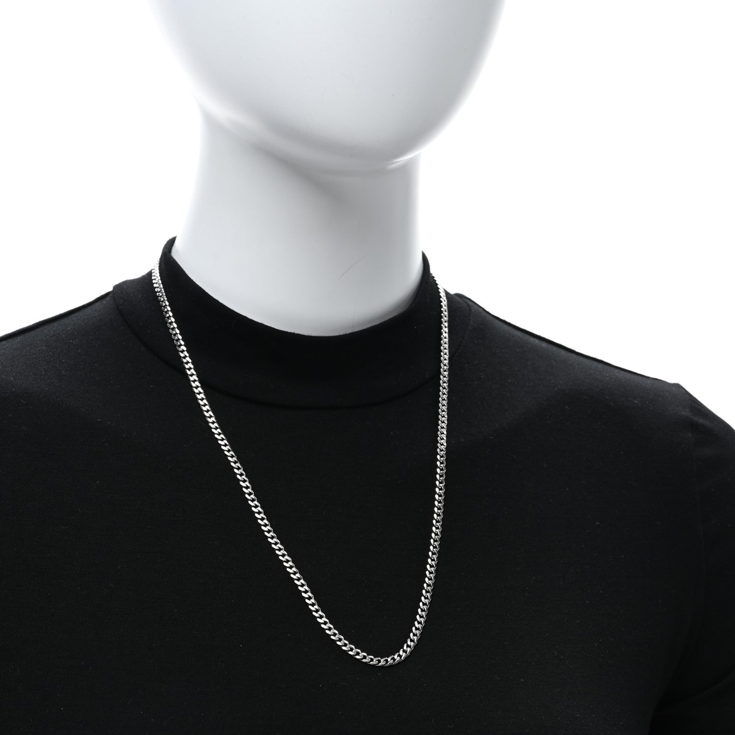 Sterling Silver 3.9mm Curb Chain Necklace 22"