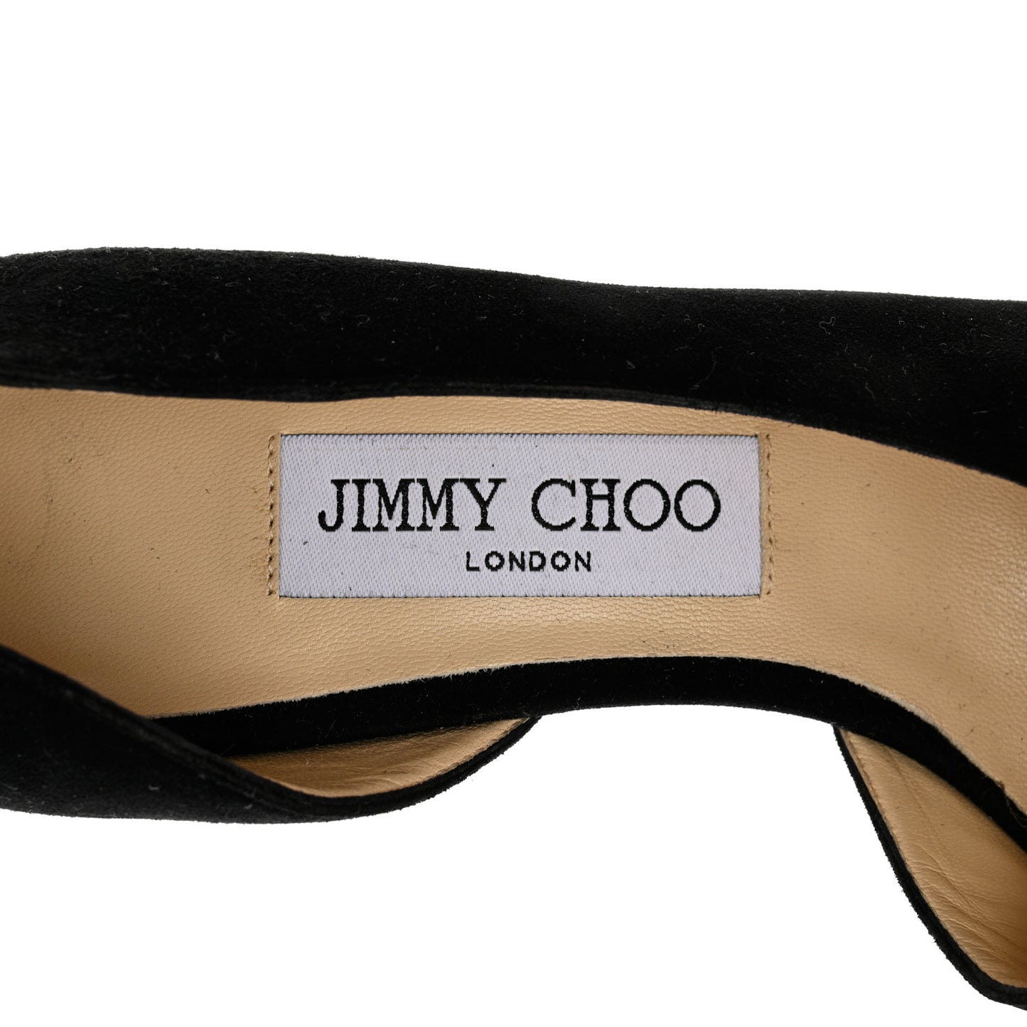 Suede Calfskin Sadira 100 Sandals 37.5 Black