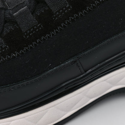 Chanel Velvet Calfskin Mixed Fibers CC Sneakers 39.5 Black 12 of 13