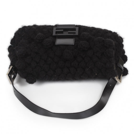 Woven Knit Baguette Black