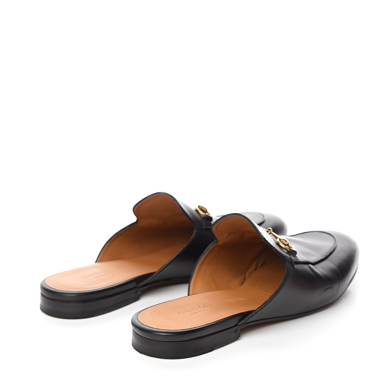Gucci Calfskin Womens Princetown Slippers 41 Black 4 of 11
