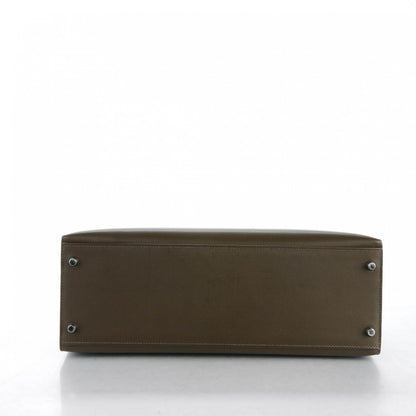 Hermes Grain d'H Kelly Sellier 35 Eucalyptus 6 of 26