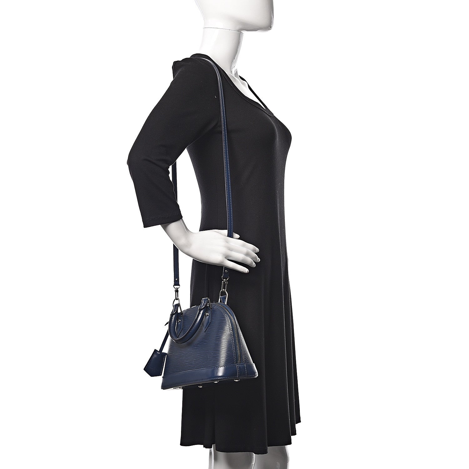 Louis Vuitton Epi Alma BB Indigo 2 of 15
