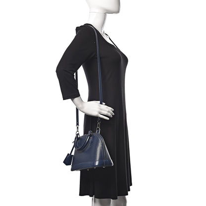 Louis Vuitton Epi Alma BB Indigo 2 of 15