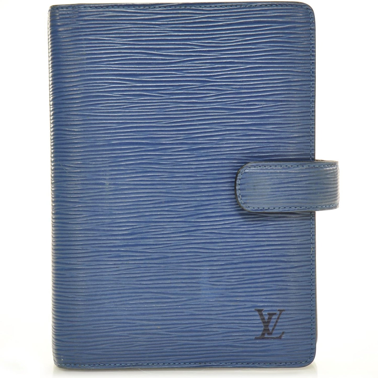 Epi Medium Ring Agenda Cover Blue