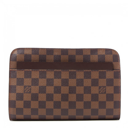 Louis Vuitton Damier Ebene Pochette Saint Louis Clutch 1 of 7