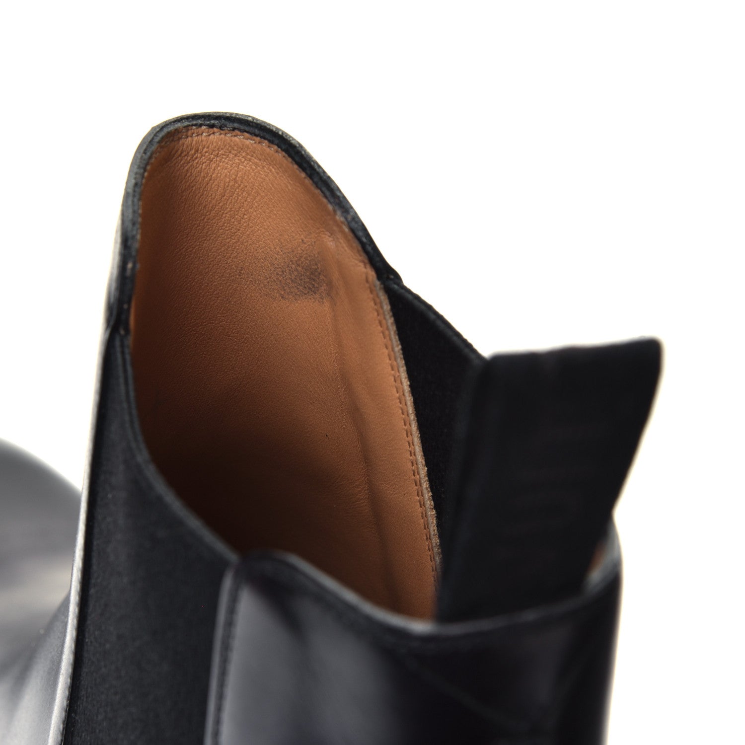 Louis Vuitton Hand Waxed Calfskin Mens LV Vendome Chelsea Boots 10 Black 7 of 7