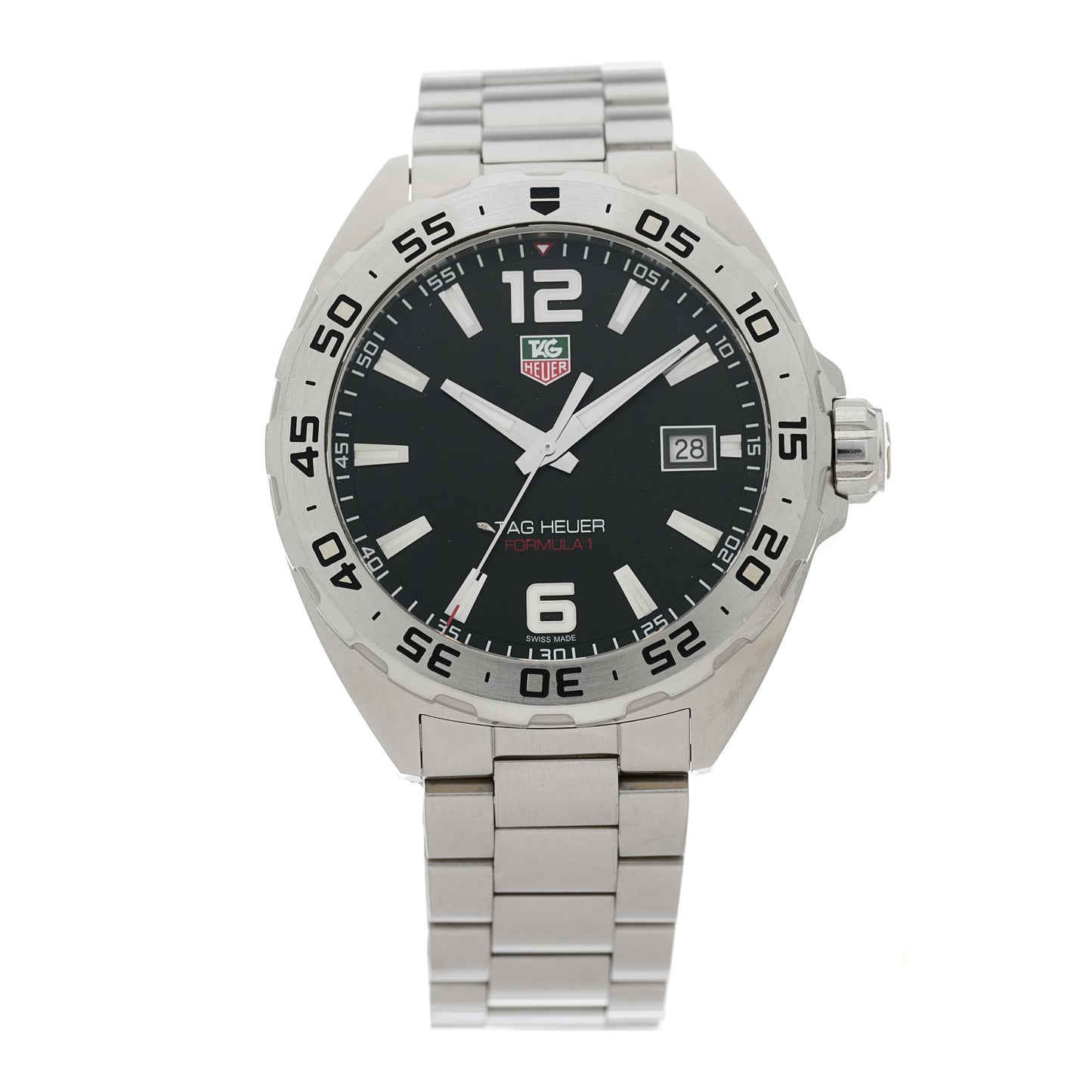 Stainless Steel 41mm Formula 1 Quartz Watch Black WAZ1112