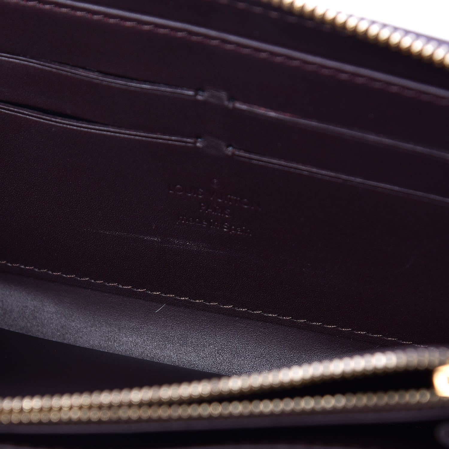 Louis Vuitton Vernis Zippy Wallet Amarante 10 of 11