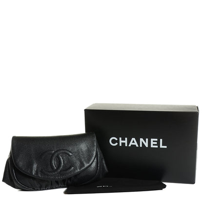 Chanel Caviar Half Moon Wallet On Chain WOC Black 5 of 9