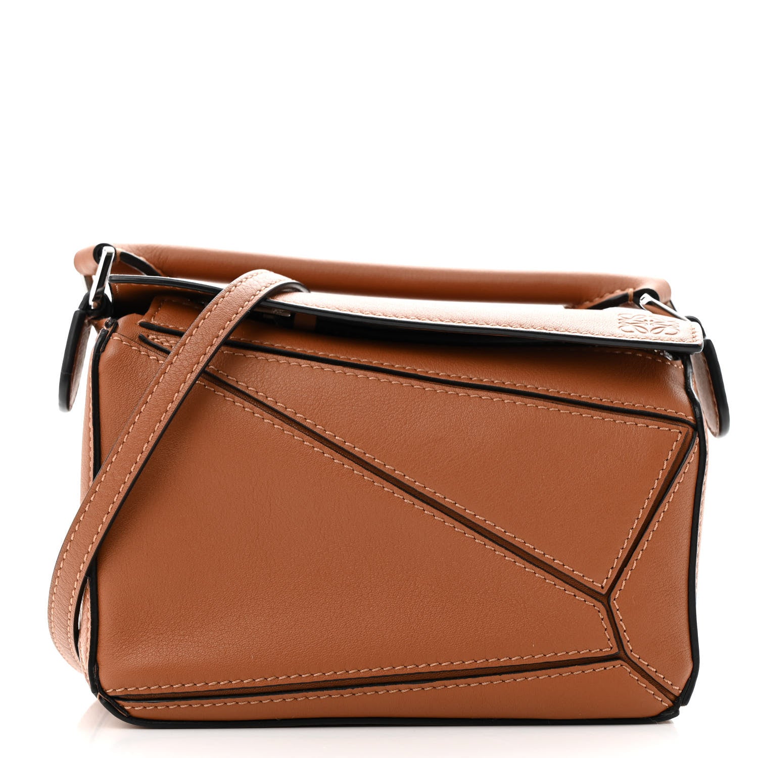 Loewe Calfskin Mini Puzzle Bag Tan 1 of 12