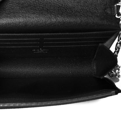 Louis Vuitton Epi Twist Chain Wallet Black 5 of 9