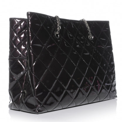 Chanel Patent Quilted Reissue 2.55 Tote Black 3 of 7