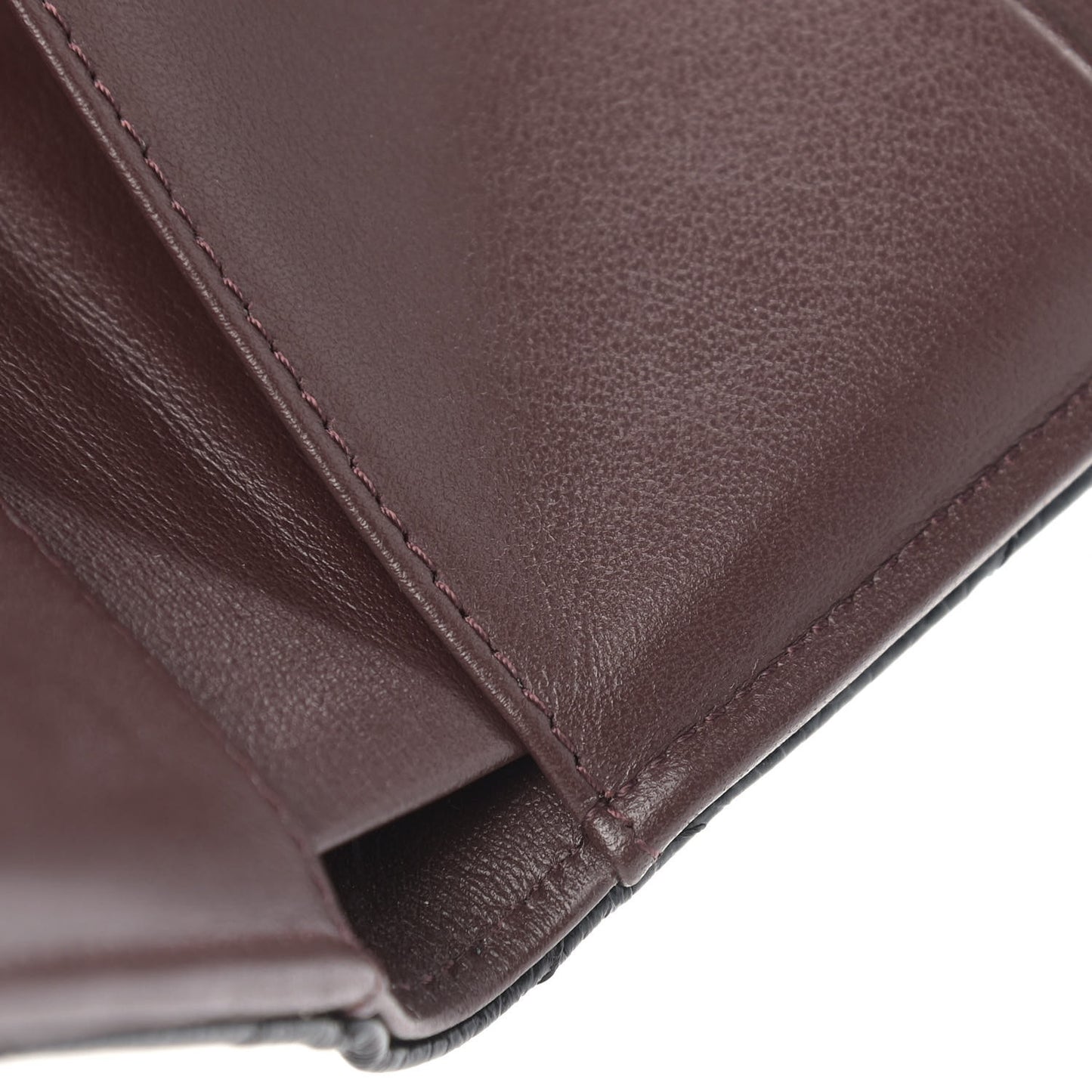 Caviar Quilted Compact Flap Wallet Black