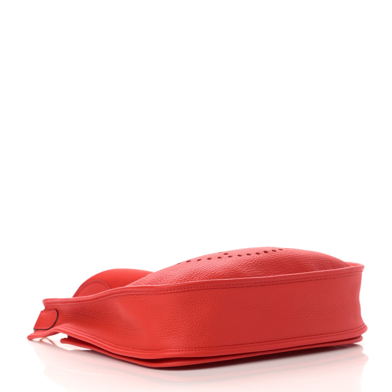 Hermes Taurillon Clemence Evelyne III PM Rouge De Coeur 4 of 11