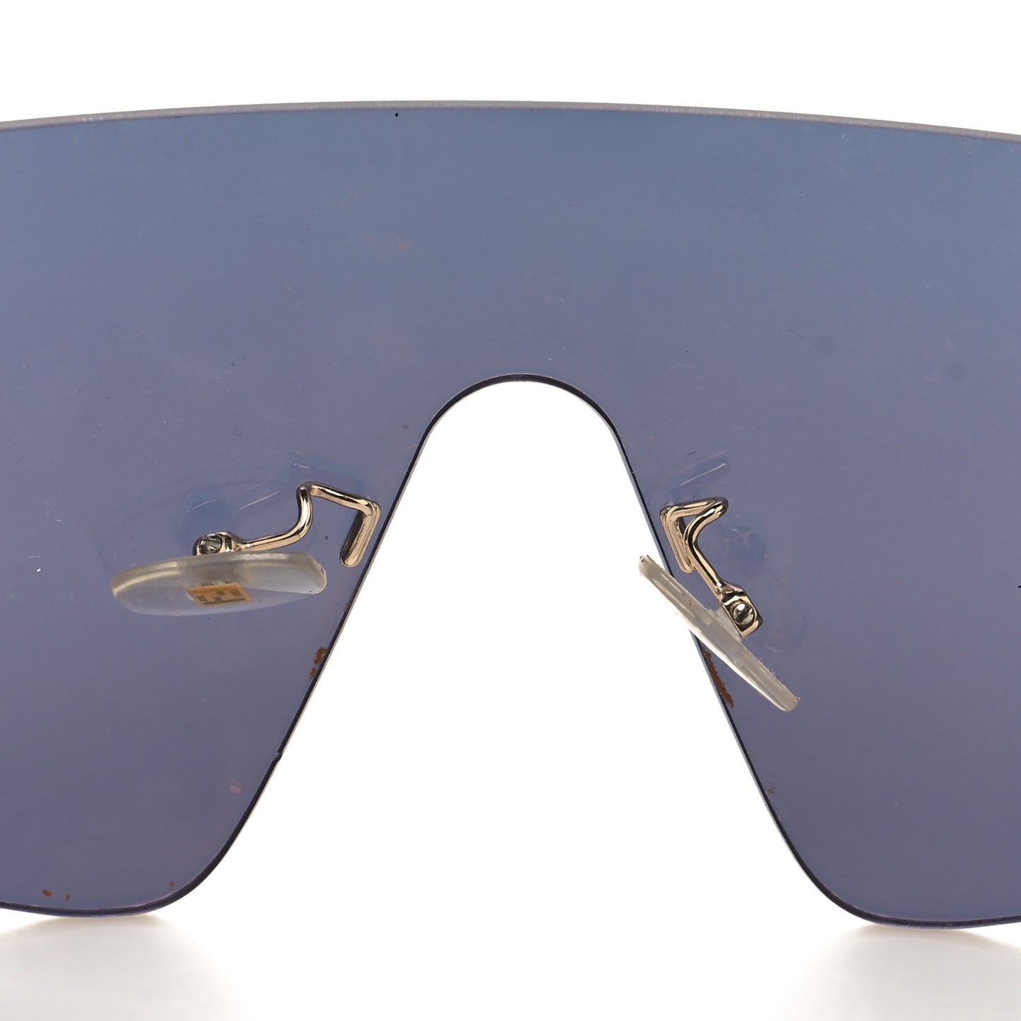 Mirrored Crystal Embellished FFreedom Shield Sunglasses FF 0382/S Pink