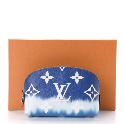 Louis Vuitton Monogram Giant Escale Cosmetic Pouch Blue 10 of 10