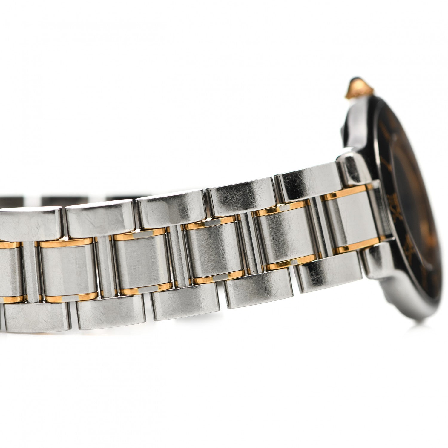 Cartier Stainless Steel 18K Yellow Gold 28mm Must De 21 Quartz Watch 5 of 5