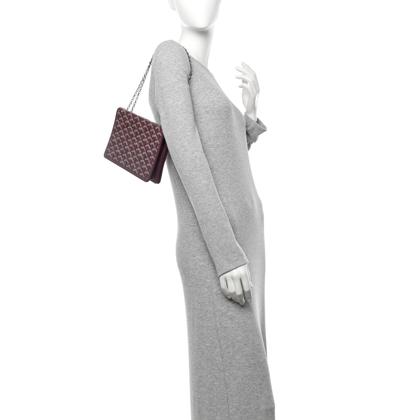 Goyardine Alexandre III Bag Burgundy