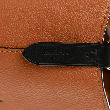 Louis Vuitton Empreinte Monogram Giant Crafty Neonoe MM Caramel Black 8 of 12