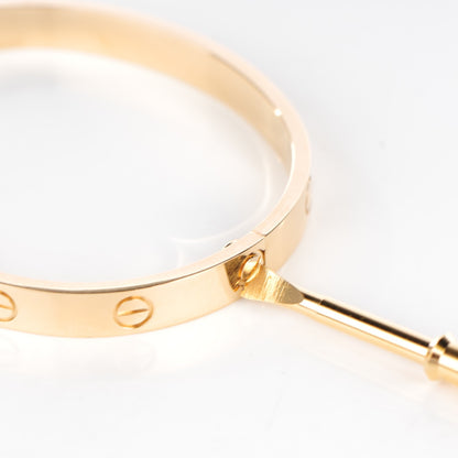 Cartier 18K Yellow Gold LOVE Bracelet 17 7 of 7