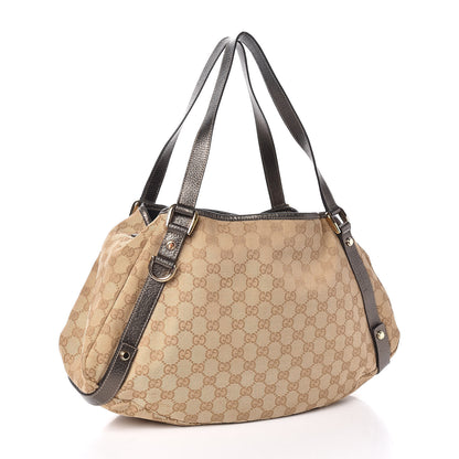 Gucci Monogram Medium Abbey Shoulder Bag Pewter 3 of 10
