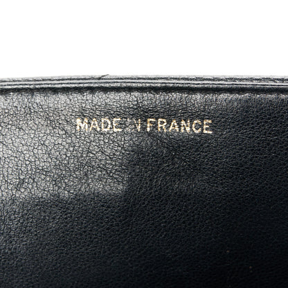 Chanel Caviar Diagonal Quilted Jumbo Single Flap Black 7 of 12