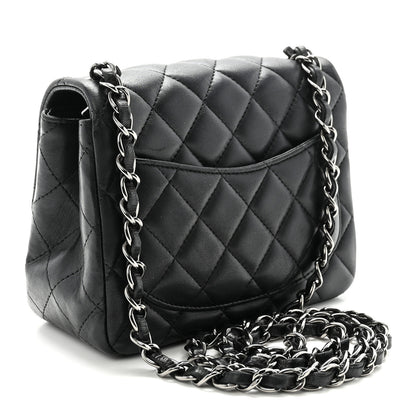 Chanel Lambskin Quilted Mini Square Flap Black 3 of 10