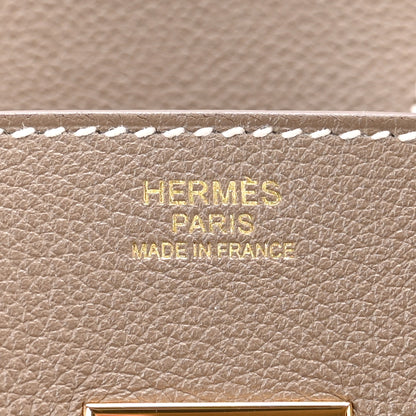 Hermes Evercolor Shoulder Birkin Light 29 Etoupe 6 of 11