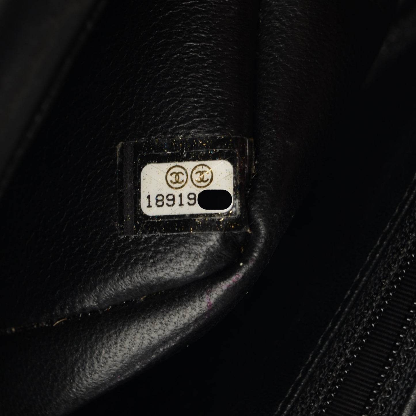 Lambskin Horizontal Quilted Medium Double Flap Black