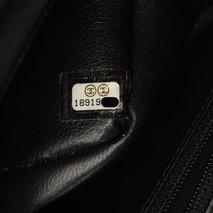 Chanel Lambskin Horizontal Quilted Medium Double Flap Black 7 of 8