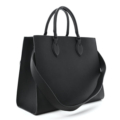Louis Vuitton Soft Calfskin Lockme Tote MM Black 3 of 11