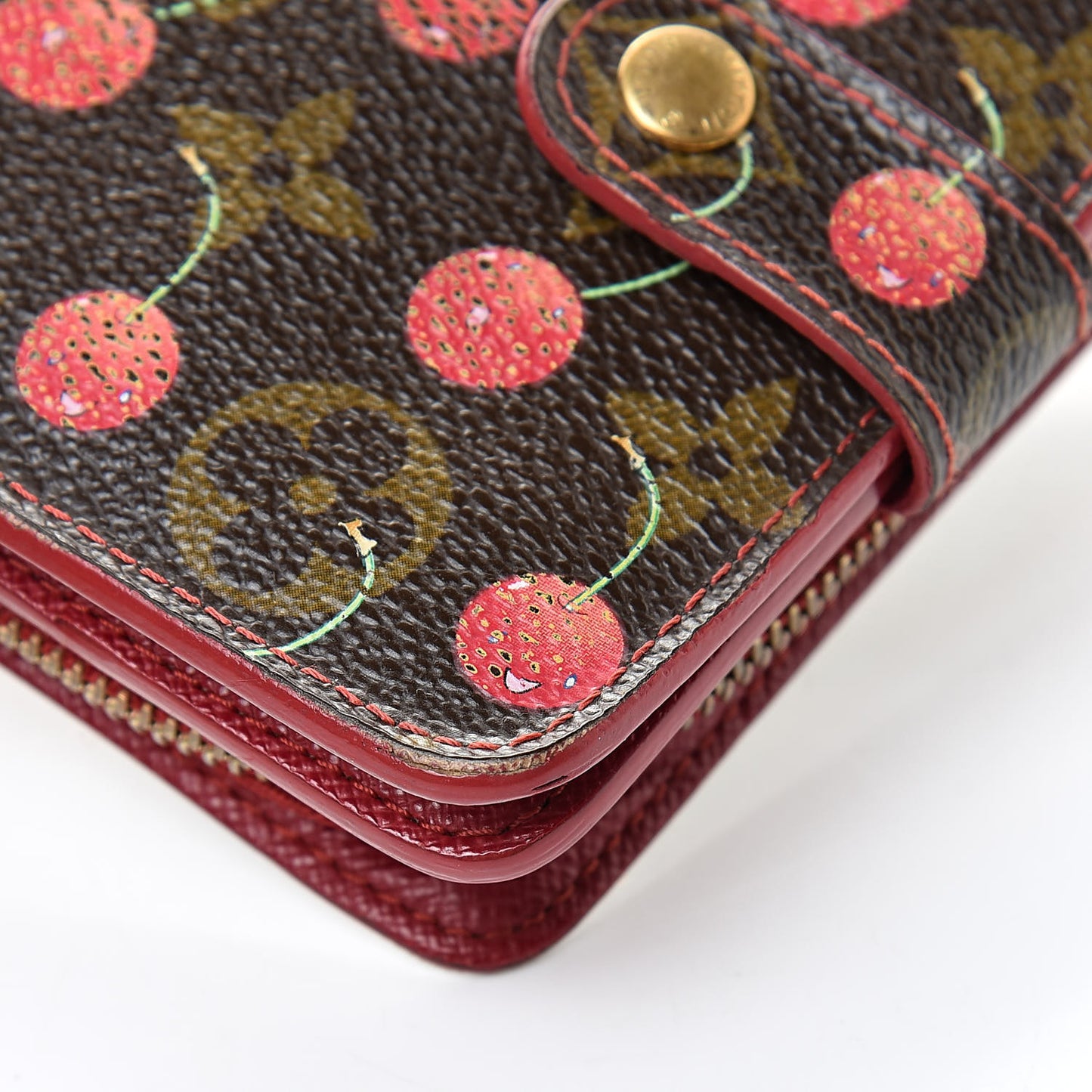 Monogram Cerises Compact Zippe Wallet