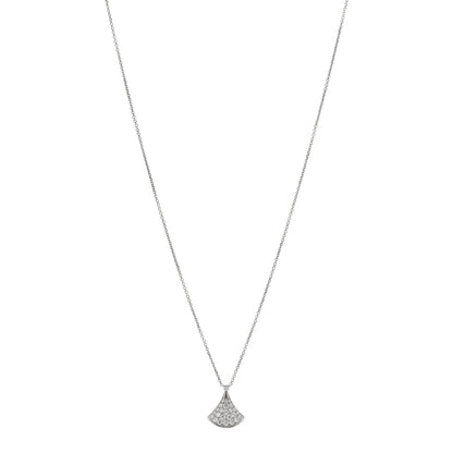 Bulgari 18K White Gold Diamond Divas' Dream Pave Necklace 1 of 4