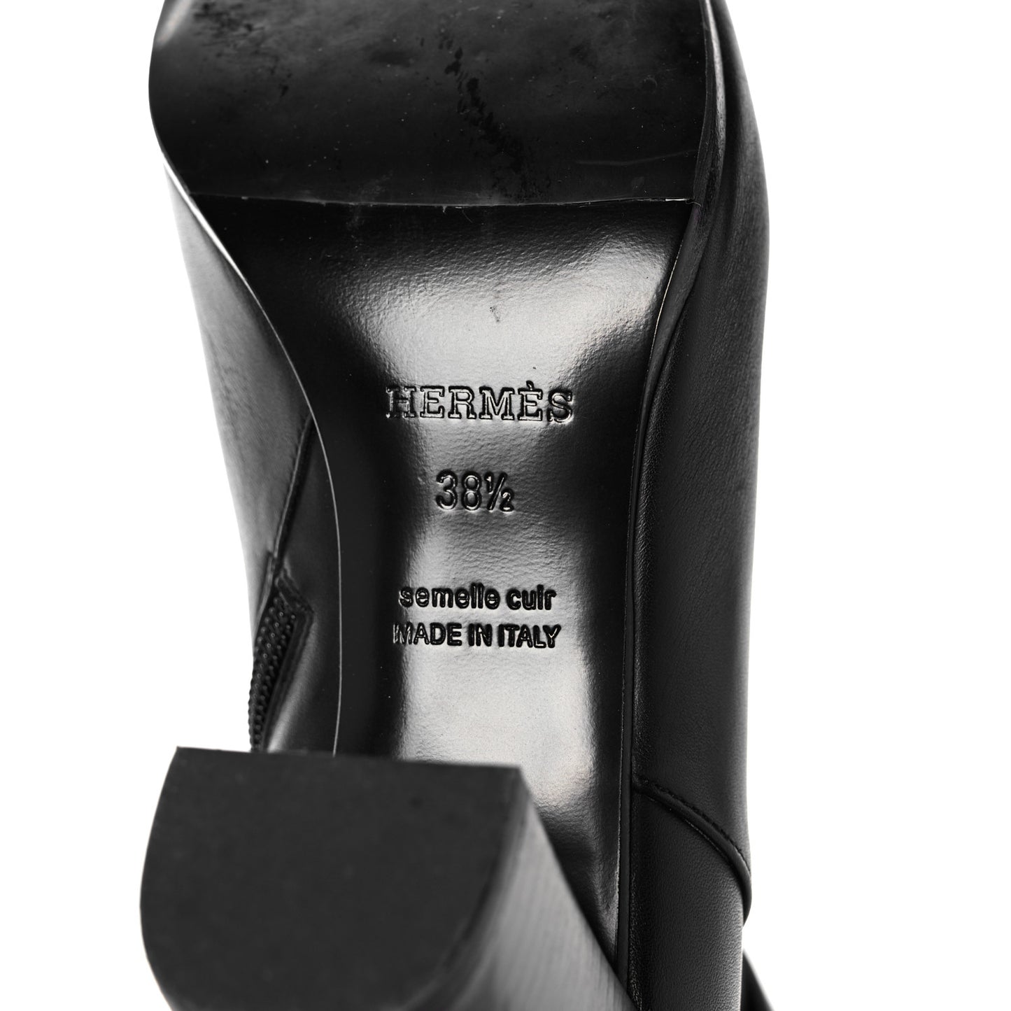 Calfskin Saint Germain Ankle Boots 38.5 Black