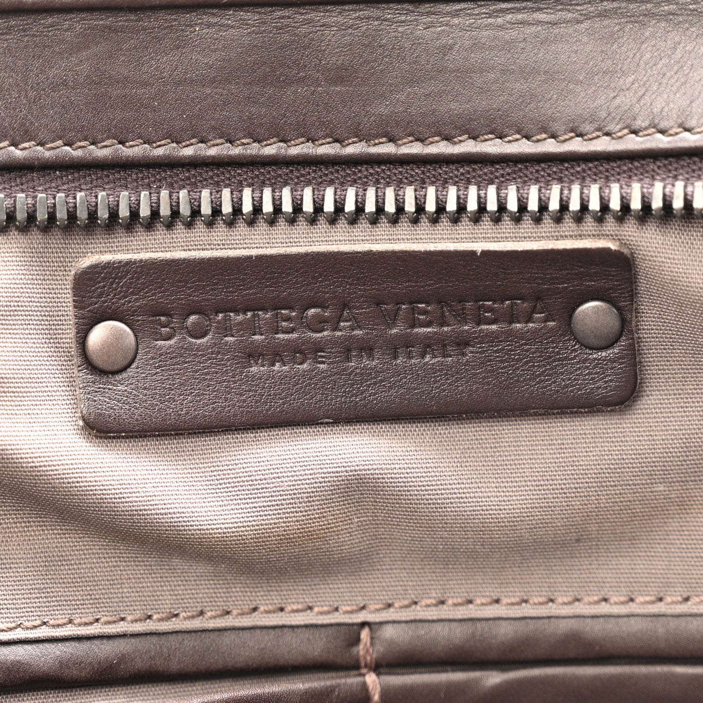 Calfskin Leggero Intrecciato Briefcase Ebano