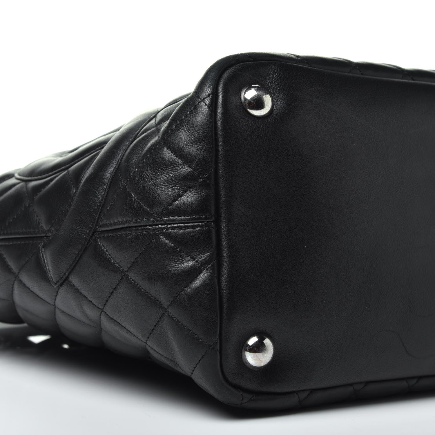 Chanel Calfskin Quilted Large Cambon Tote Black 8 of 9