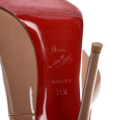 Christian Louboutin Patent So Kate 120 Pumps 38.5 Nude 6 of 10