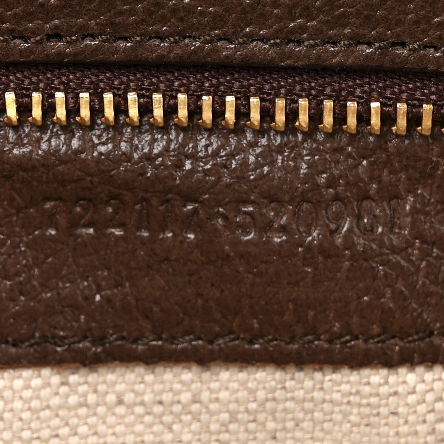 Gucci GG Supreme Monogram Textured Dollar Calfskin Web Studded Mini Ophidia Flap Shoulder Bag Beige Ebony New Acero 7 of 10