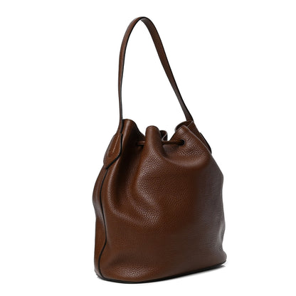 Gucci Calfskin Medium Lady Tassel Bucket Bag Nut Brown 2 of 4