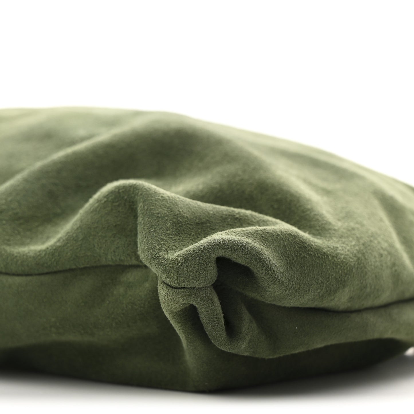 Suede Callie Shoulder Bag Green