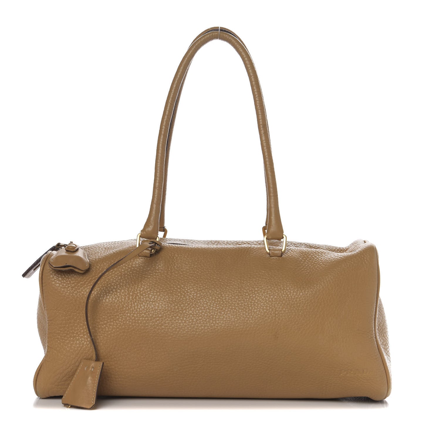 Vitello Daino Box Shoulder Bag Miele