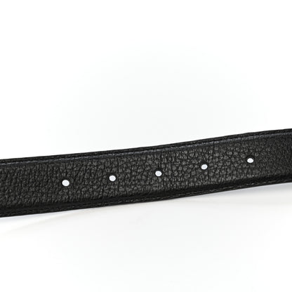 Gucci Calfskin Mens Interlocking G Belt 105 42 Black 4 of 6