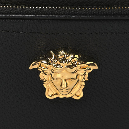 Versace Calfskin Double Zip Medusa Belt Bag Black 7 of 9