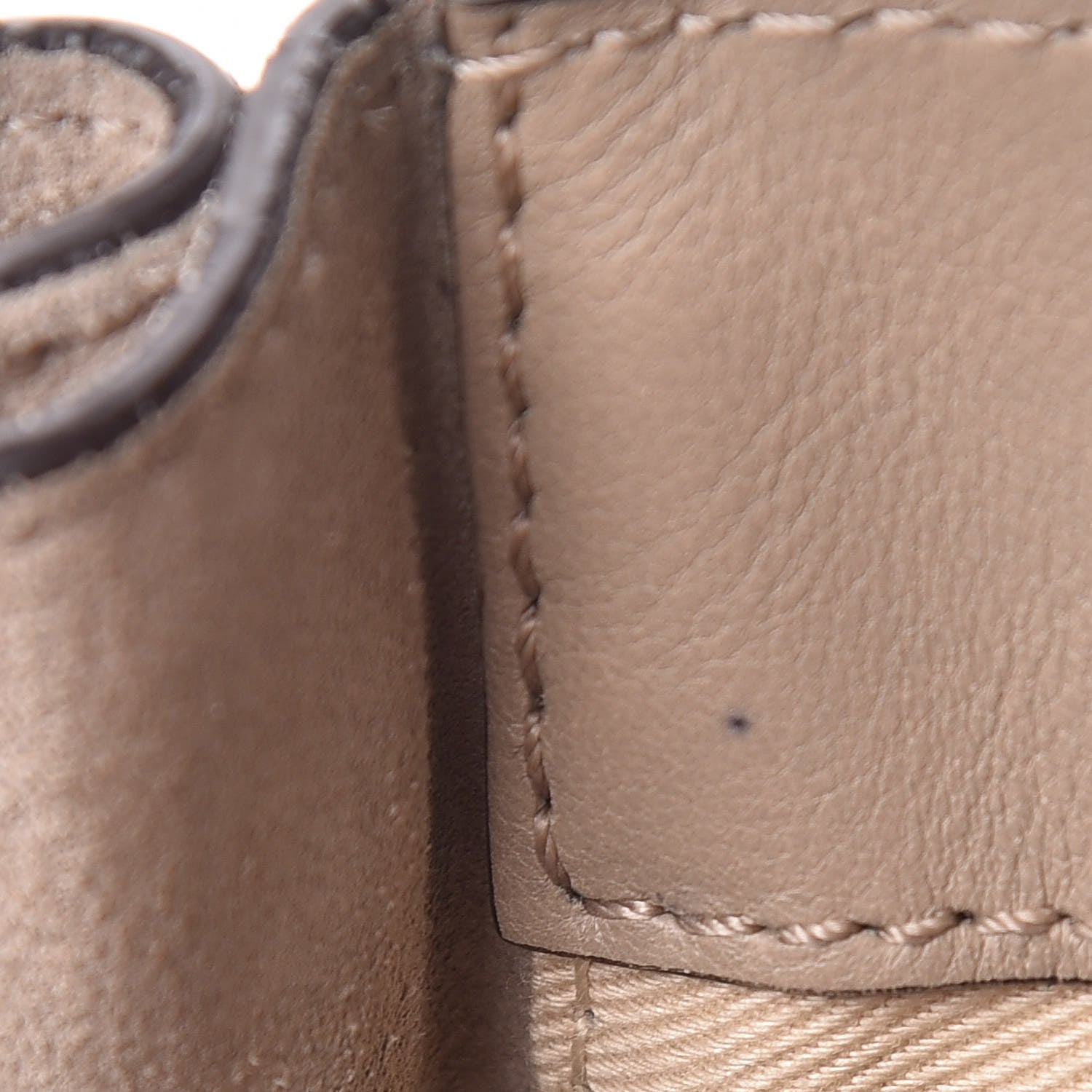Chloe Suede Calfskin Mini Faye Backpack Motty Grey 9 of 25